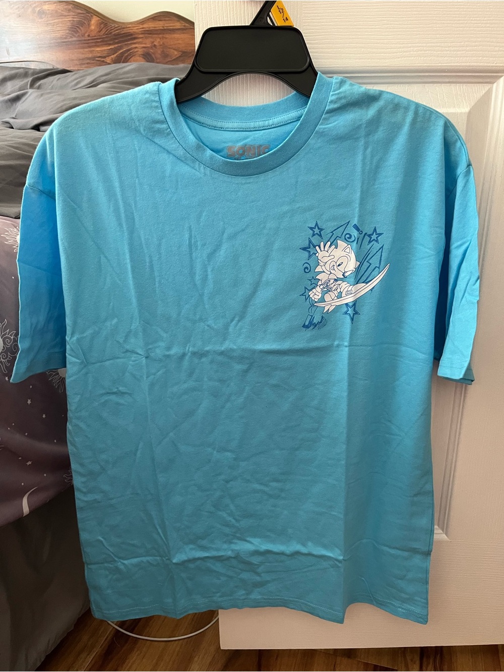 Kids Short Sleeve Teal Blue Graphic Tee